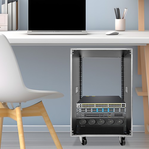 16u cabinet portable rolling - cabinet,